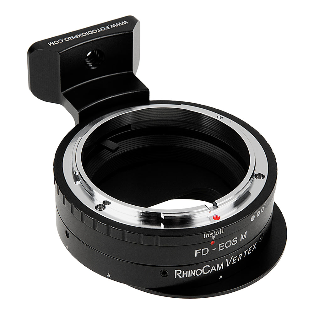 RhinoCam Vertex Rotating Stitching Adapter, Compatible with Canon FD & FL 35mm SLR Lens to Canon EOS M (EF-M) Mount Mirrorless Cameras