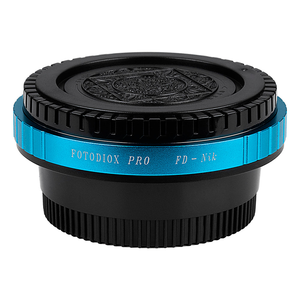 Fotodiox Pro Lens Mount Adapter - Canon FD & FL 35mm SLR lens to Nikon F Mount SLR Camera Body, with Built-In Aperture Control Dial