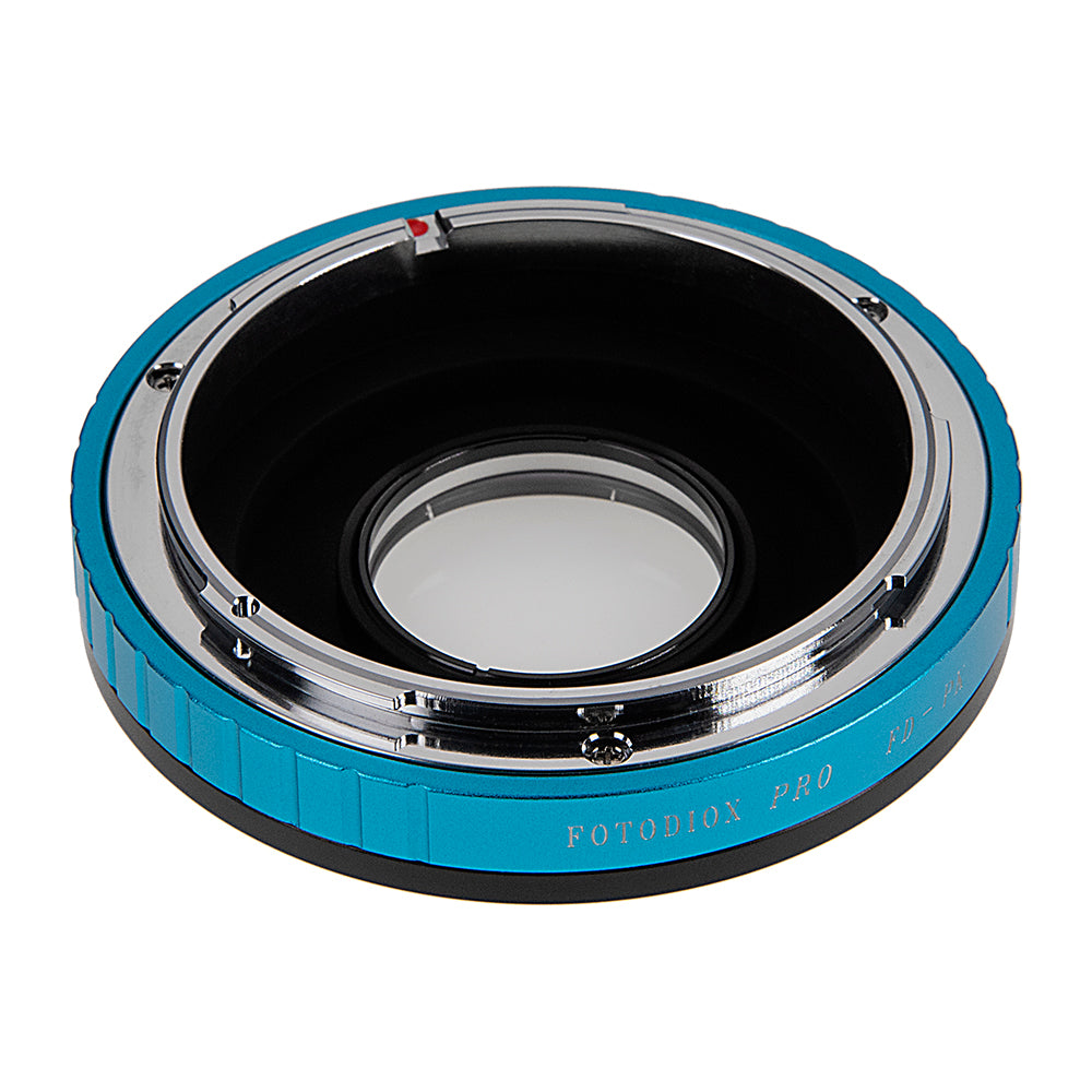 Fotodiox Pro Lens Mount Adapter - Canon FD & FL Lens to Pentax K (PK) Mount Cameras with Built-In Aperture Control Dial