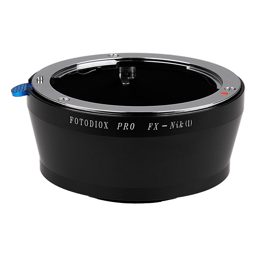 Fotodiox Pro Lens Mount Adapter - Compatible with Fuji Fujica X (1970-80s 35mm Film Era SLR Lenses) to fit Nikon 1-Series Mirrorless Cameras