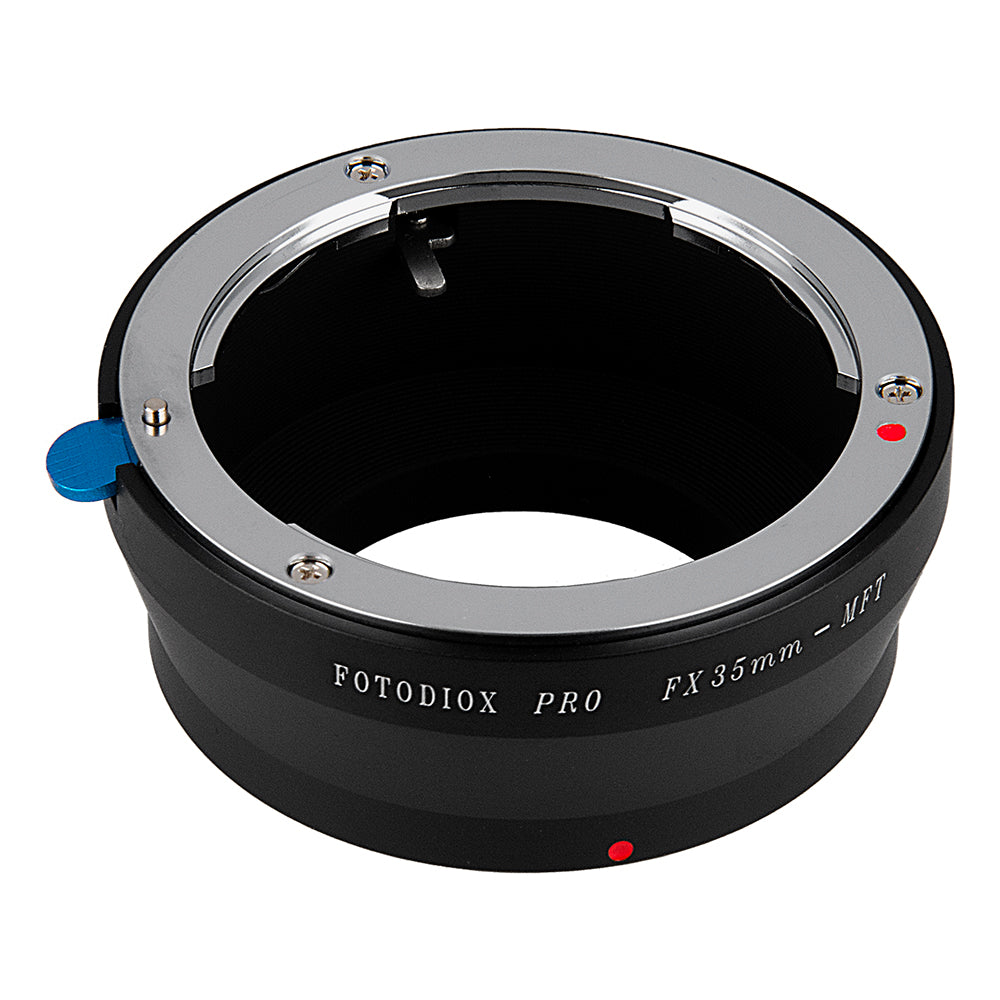 Fotodiox Pro Lens Mount Adapter - Compatible with Fuji Fujica X (1970-80s 35mm Film Era SLR Lenses) to fit Micro Four Thirds (MFT) Mirrorless Cameras