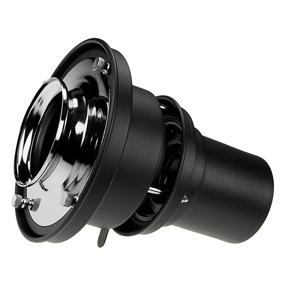 Fotodiox Universal Gobo Image Projection Attachment for LED Lights w/ Built-In Gobo Holder & Aperture Iris