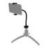 Fotodiox Cell Phone Mount w/ Gooseneck Tripod / Hot Shoe Adapter - Universal Phone 1/4" Tripod Mount Clamp for Smartphones, 2.2-4" Wide Adjustable
