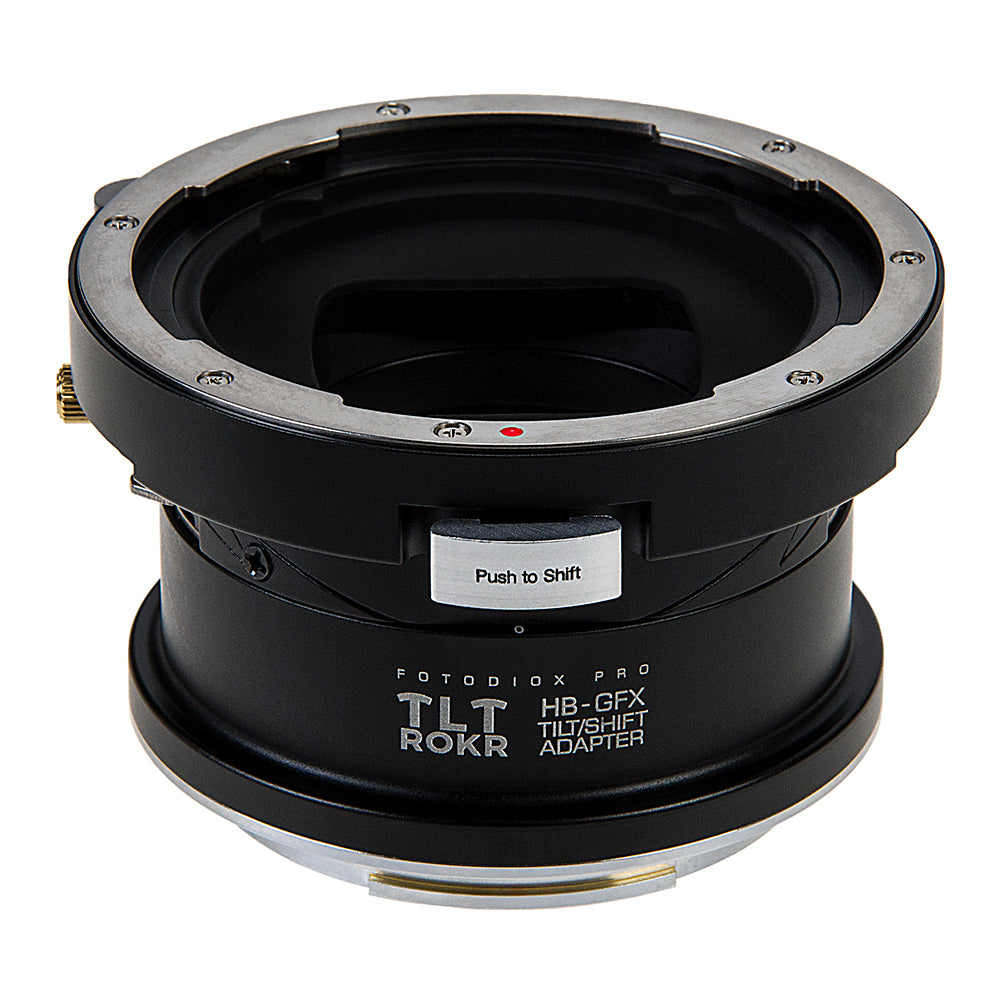 Fotodiox Pro TLT ROKR Lens Adapter - Compatible with Hasselblad V-Mount SLR Lenses to Fujifilm G-Mount Digital Cameras with Built-In Tilt / Shift Movements