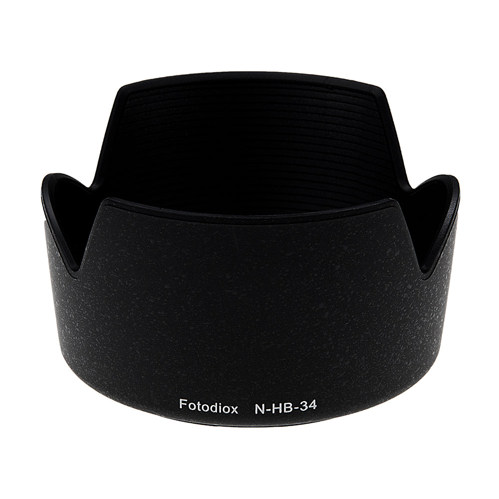 Fotodiox Lens Hood Replacement for HB-34 Compatible with Nikon AF-S DX VR Zoom-Nikkor 55-200mm f/4-5.6G IF-ED (3.6x) Lens