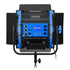 Fotodiox Pro FACTOR Prizmo 150 RGB+W LED Light - 1x1' Multi Color Dimmable Studio Light with Special Effects Settings & Softbox