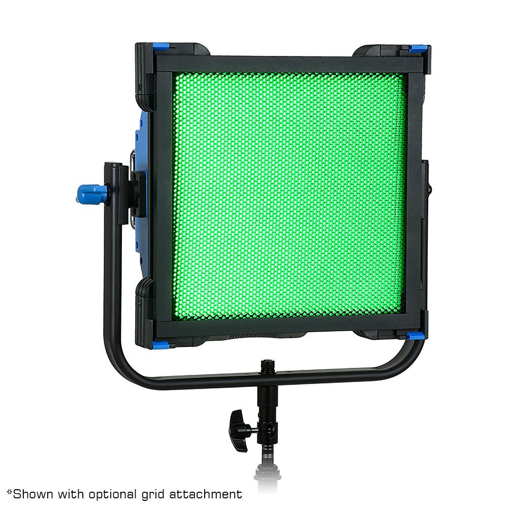 Fotodiox Pro FACTOR Prizmo 150 RGB+W LED Light - 1x1' Multi Color Dimmable Studio Light with Special Effects Settings & Softbox
