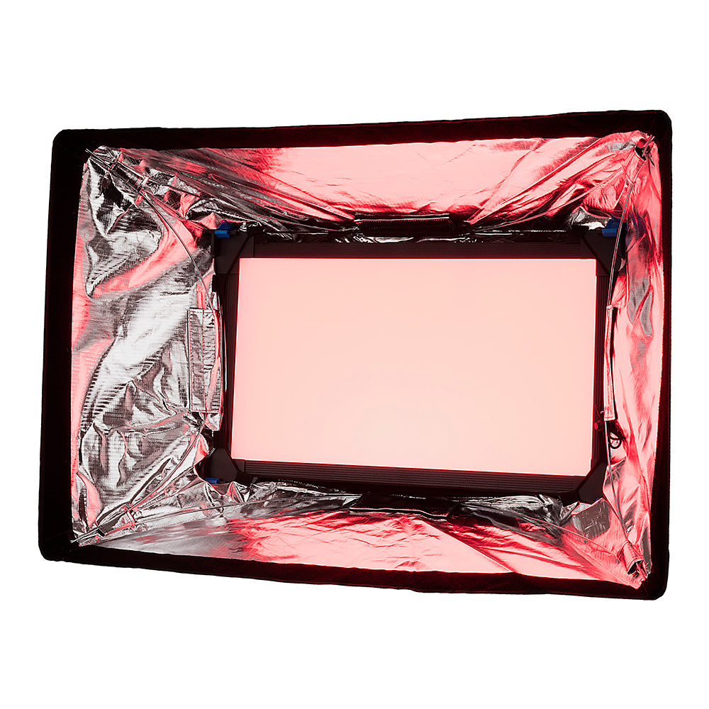 Fotodiox Pro FACTOR Prizmo 300 RGB+W LED Light - 1x2' Multi Color Dimmable Studio Light with Special Effects Settings & Softbox