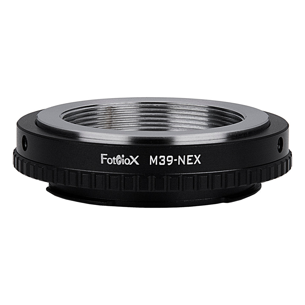 Fotodiox Lens Mount Adapter - L39 (M39x26tpi) Screw Mount Leica & Russian Thread Mount Lens to Sony Alpha E-Mount Mirrorless Camera Body
