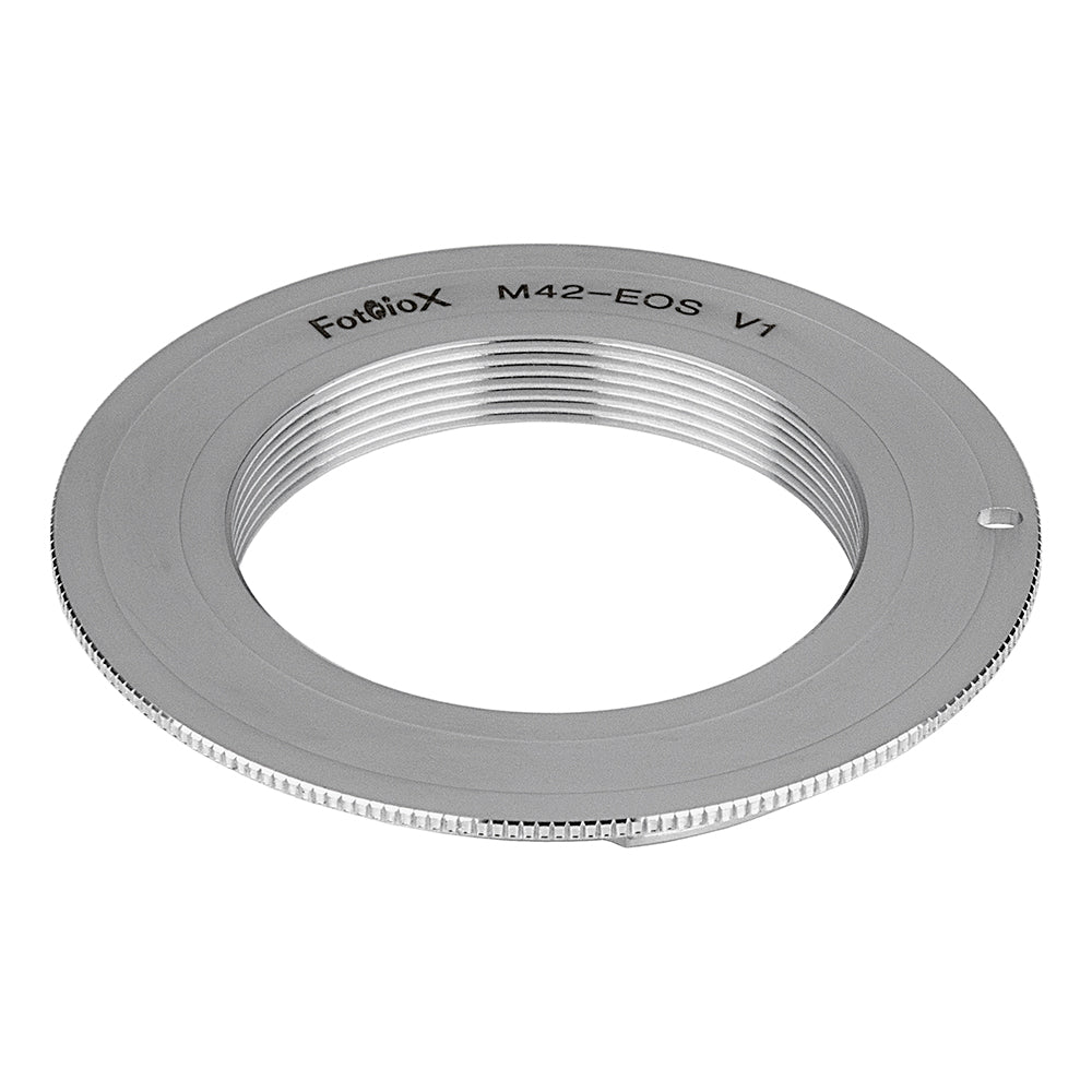 Fotodiox Pro Lens Mount Adapter - M42 Type 1 Screw Mount (Pentax Takumar and Zeiss) Lens to Canon EOS (EF, EF-S) Mount SLR Camera Body