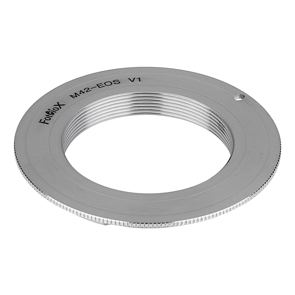Fotodiox Pro Lens Mount Adapter - M42 Type 1 Screw Mount (Pentax Takumar and Zeiss) Lens to Canon EOS (EF, EF-S) Mount SLR Camera Body