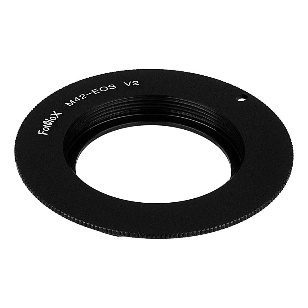 Fotodiox Lens Mount Adapter - M42 Type 2 Screw Mount SLR Lens to Canon EOS (EF, EF-S) Mount SLR Camera Body