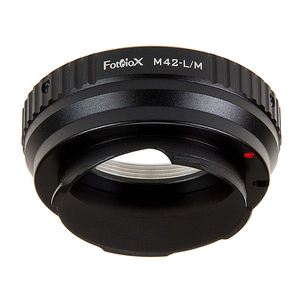 Fotodiox Lens Adapter with Leica 6-Bit M-Coding - Compatible with M42 Screw Mount SLR Lenses to Leica M Mount Rangefinder Cameras