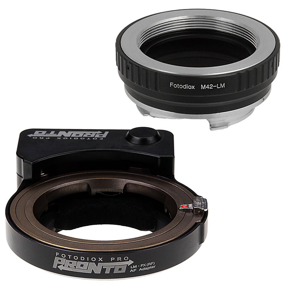 Fotodiox Pro PRONTO Autofocus Adapter - Compatible with Leica M Mount Lenses to Fuji X-Series Mirrorless Cameras