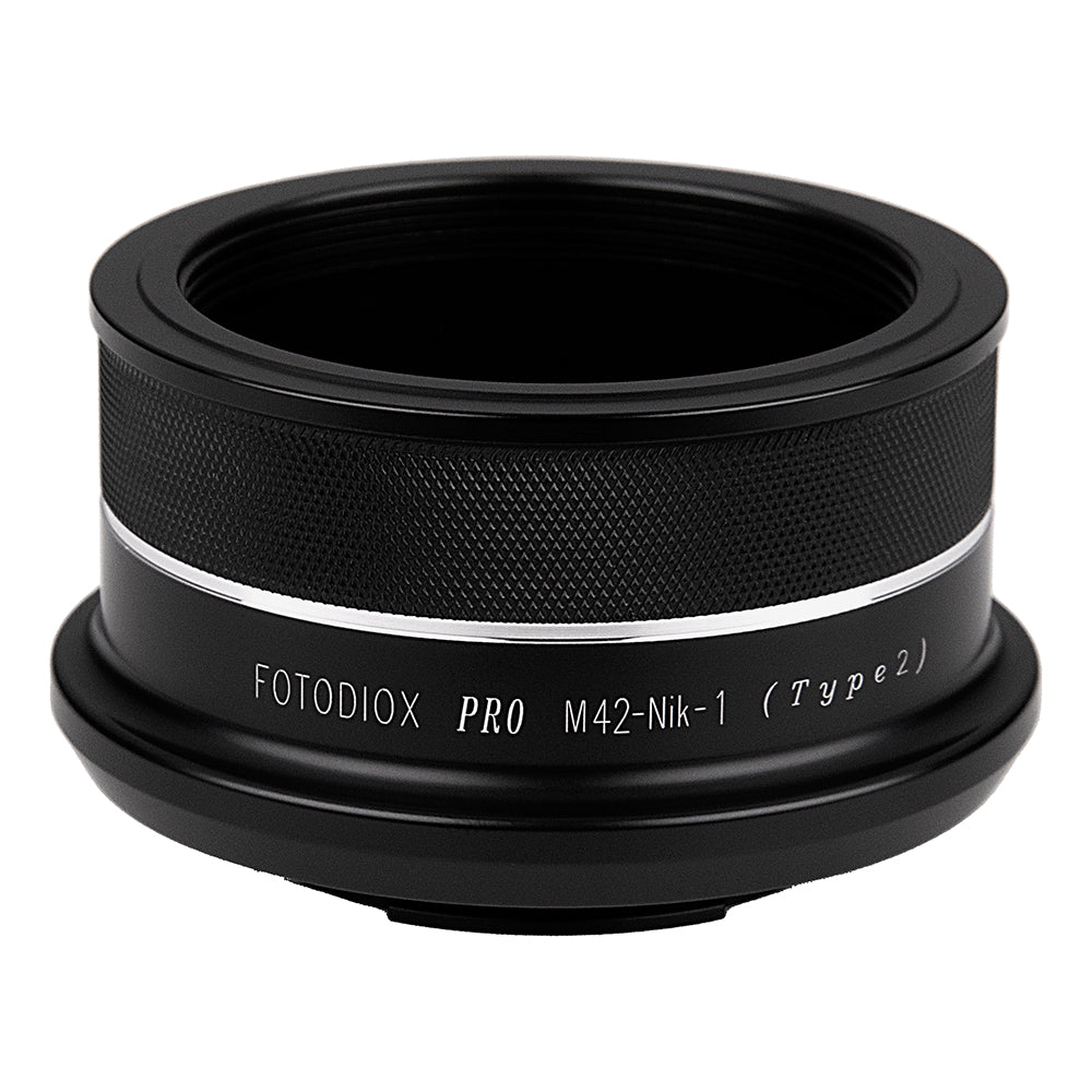 Fotodiox Pro Lens Adapter - Compatible with M42 Screw Mount SLR Lenses to Nikon 1-Series Mirrorless Cameras