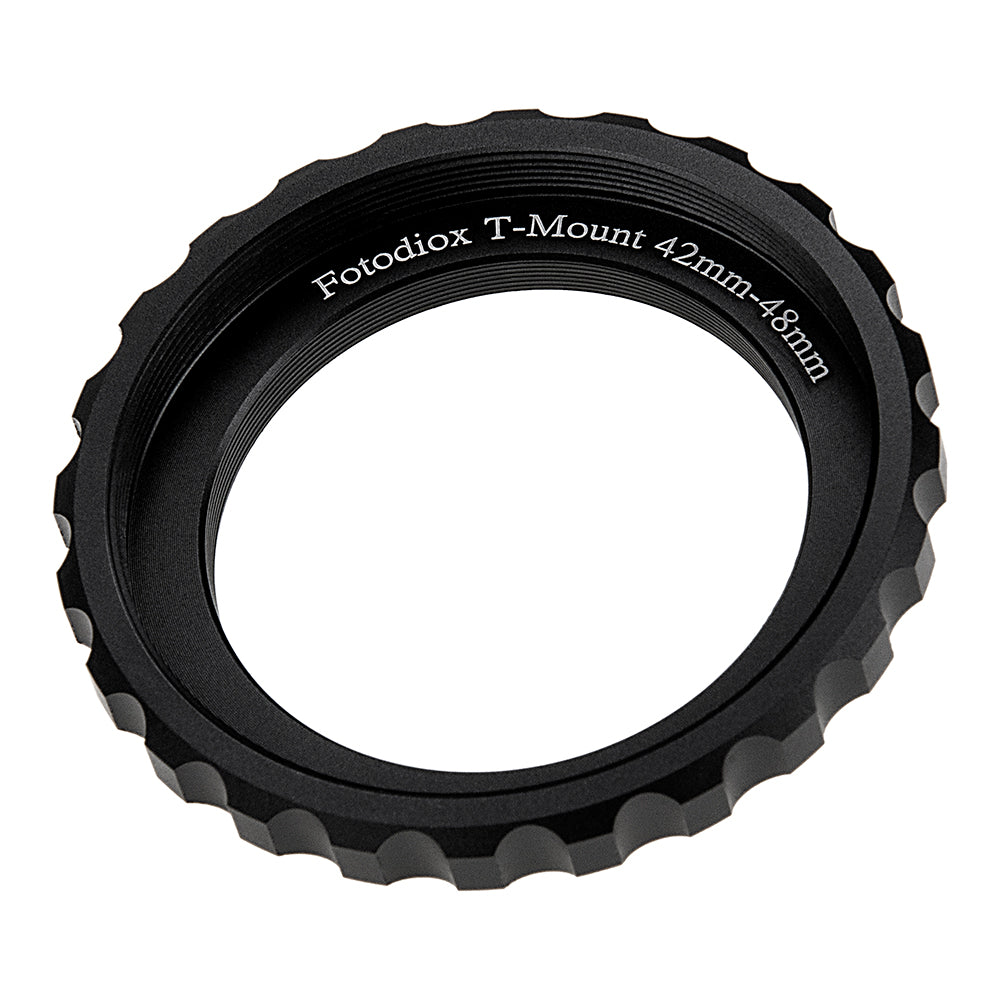 Fotodiox Lens Adapter Astro Edition - Compatible with 48mm (x0.75) T-Mount Wide Field Telescopes to 42mm (x0.75) T-Mount (T/T-2) Screw Mount Adapters for Deep Space Astro-Photography