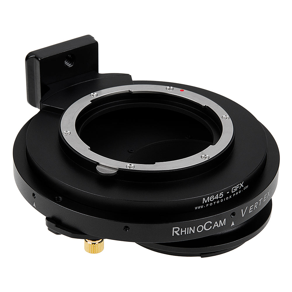 RhinoCam Vertex Rotating Stitching Adapter, Compatible with Mamiya 645 (M645) Mount Lens to Fujifilm G-Mount (GFX) Mirrorless Cameras