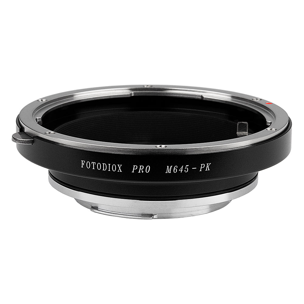 Fotodiox Pro Lens Mount Adapter - Mamiya 645 (M645) Mount Lenses to Pentax K (PK) Mount SLR Camera Body