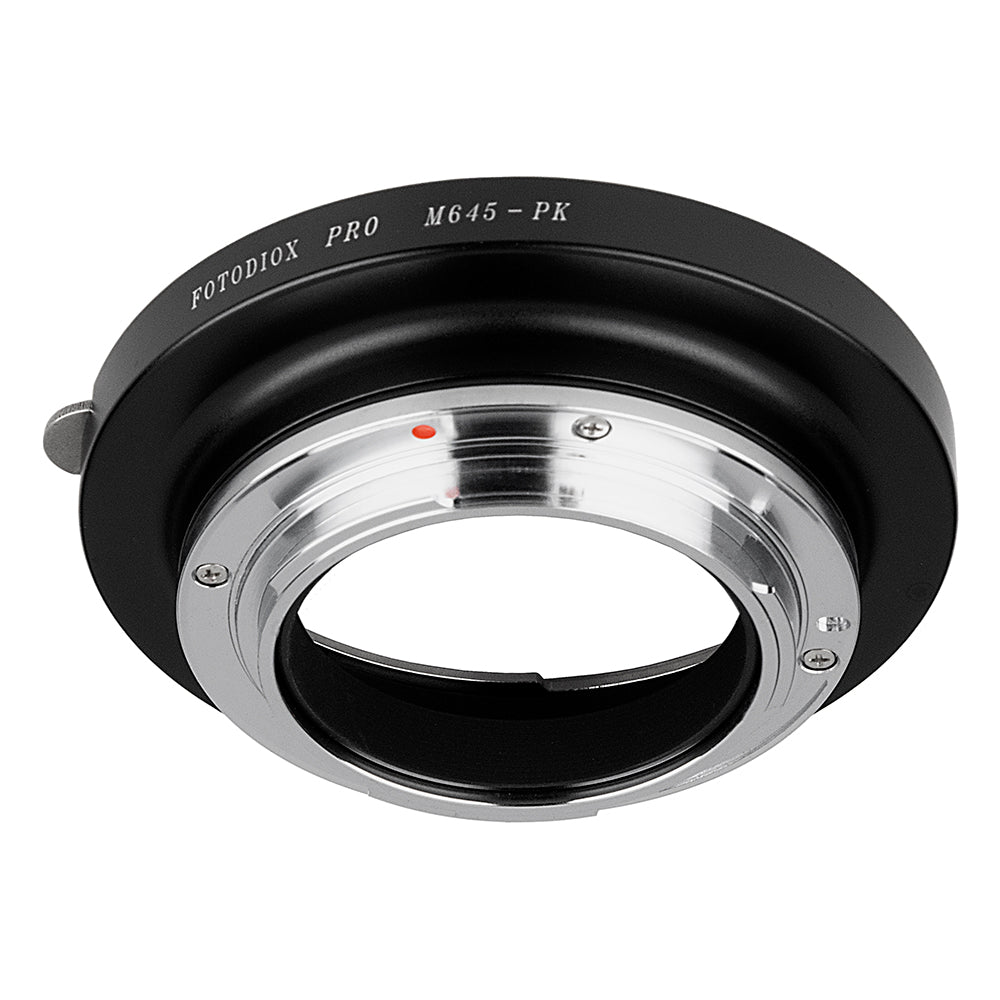 Fotodiox Pro Lens Mount Adapter - Mamiya 645 (M645) Mount Lenses to Pentax K (PK) Mount SLR Camera Body