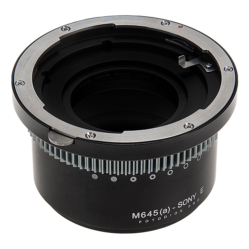 Fotodiox Pro Lens Mount Adapter Compatible with Mamiya 645 (M645) Mount AF/AF-D Lenses to Sony Alpha E-Mount Mirrorless Camera Bodies