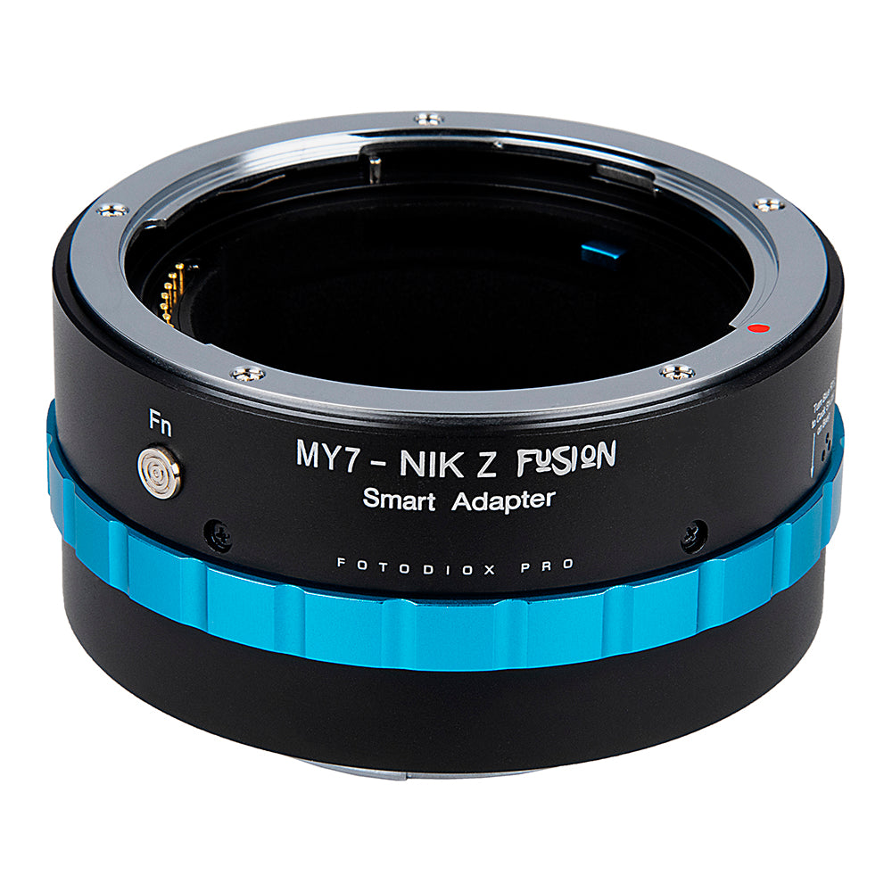 Fotodiox Pro Fusion Adapter, Smart Adapter - Compatible with Mamiya 7 Rangefinder Lenses to Nikon Z-Mount Mirrorless Cameras with Limited Automated Functions