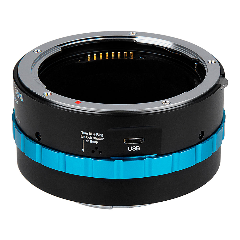 Fotodiox Pro Fusion Adapter, Smart Adapter - Compatible with Mamiya 7 Rangefinder Lenses to Nikon Z-Mount Mirrorless Cameras with Limited Automated Functions