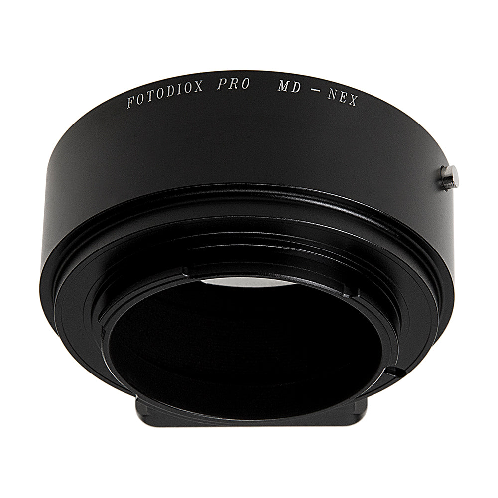 Fotodiox Pro Lens Mount Adapter - Minolta Rokkor (SR / MD / MC) SLR Lens to Sony Alpha E-Mount Mirrorless Camera Body