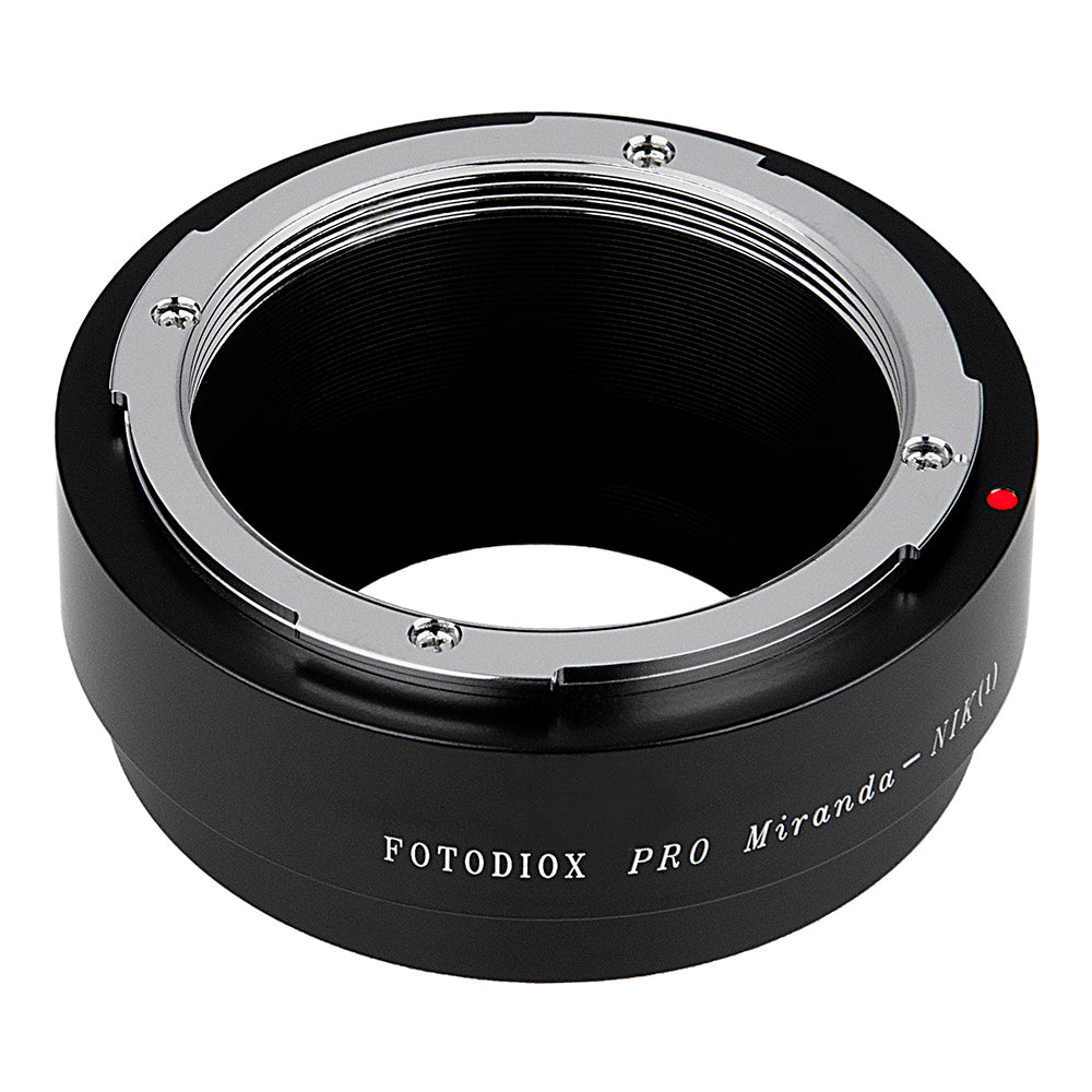 Fotodiox Pro Lens Adapter - Compatible with Miranda (MIR) SLR Lenses to Nikon 1-Series Mirrorless Cameras