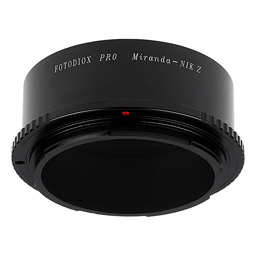 Fotodiox Pro Lens Mount Adapter - Compatible with Miranda (MIR) SLR Lenses to Nikon Z-Mount Mirrorless Cameras