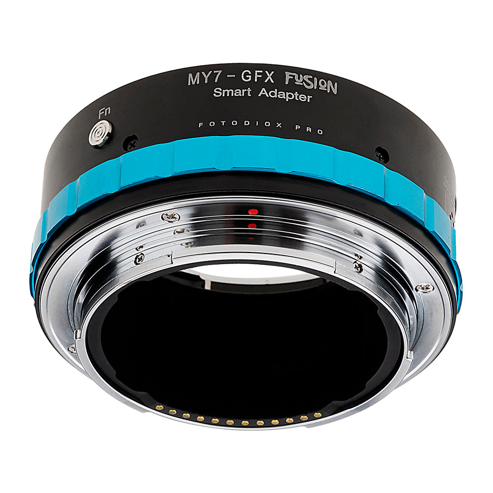 Fotodiox Pro Fusion Adapter, Smart Adapter - Compatible with Mamiya 7 Rangefinder Lenses to Fujifilm G-Mount GFX Mirrorless Digital Camera Systems with Limited Automated Functions