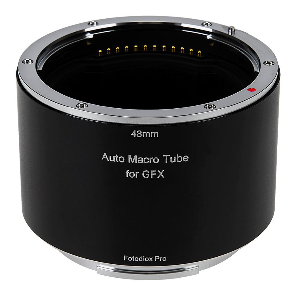 Fotodiox Pro Automatic Macro Extension Tube, 48mm Section - for Fujifilm Fuji G-Mount GFX Mirrorless Cameras for Extreme Close-up Photography