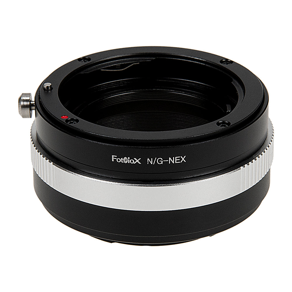 Fotodiox Lens Mount Adapter - Nikon Nikkor F Mount G-Type D/SLR Lens to Sony Alpha E-Mount Mirrorless Camera Body