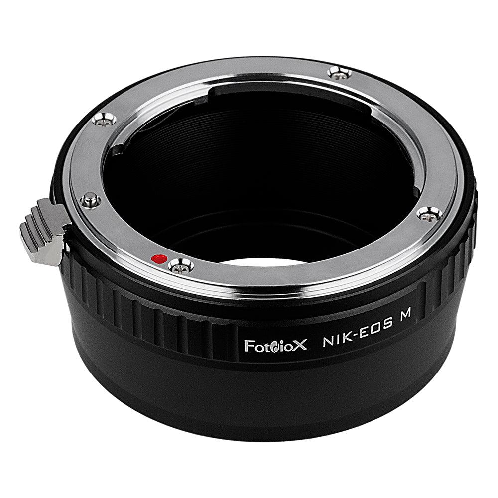 Fotodiox Lens Mount Adapter - Nikon F Mount D/SLR Lens to Canon EOS M (EF-M Mount) Mirrorless Camera Body