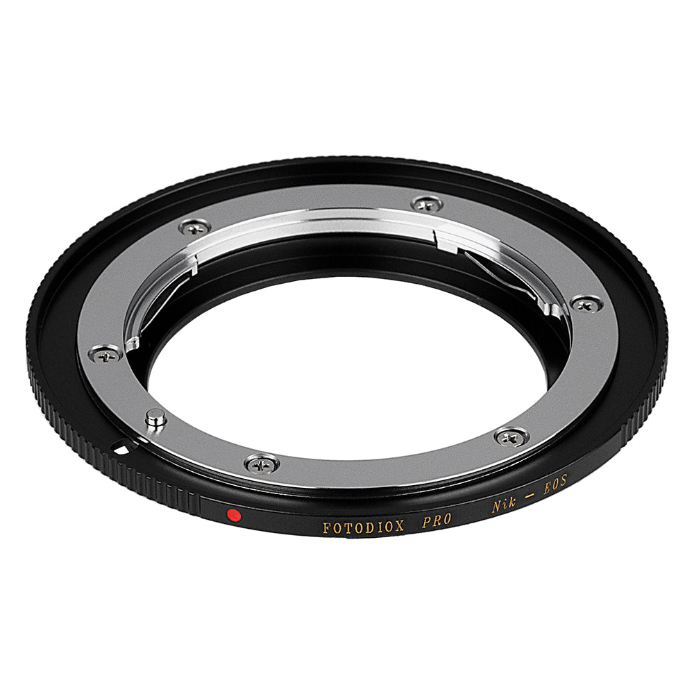 Fotodiox Pro Lens Mount Adapter - Nikon Nikkor F Mount D/SLR Lens to Canon EOS (EF, EF-S) Mount SLR Camera Body