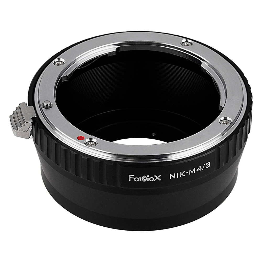 Fotodiox Lens Mount Adapter - Nikon Nikkor F Mount D/SLR Lens to Micro Four Thirds (MFT, M4/3) Mount Mirrorless Camera Body