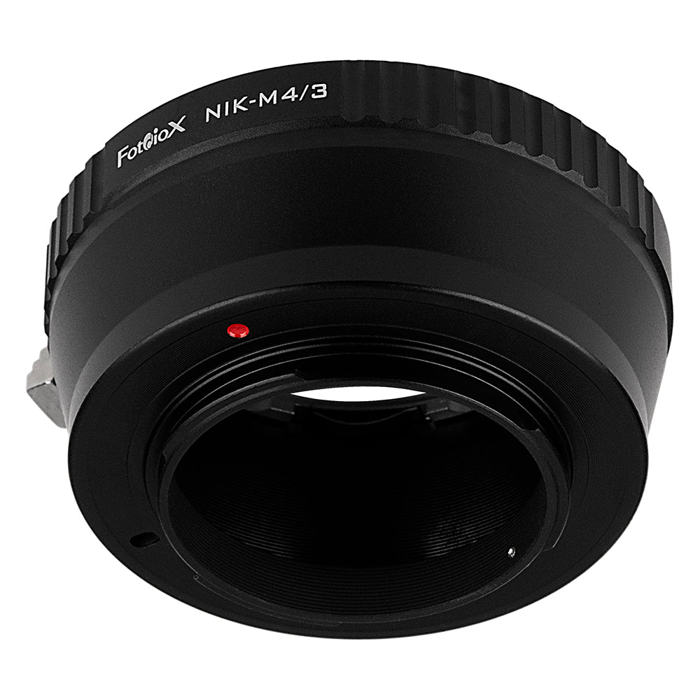 Fotodiox Lens Mount Adapter - Nikon Nikkor F Mount D/SLR Lens to Micro Four Thirds (MFT, M4/3) Mount Mirrorless Camera Body