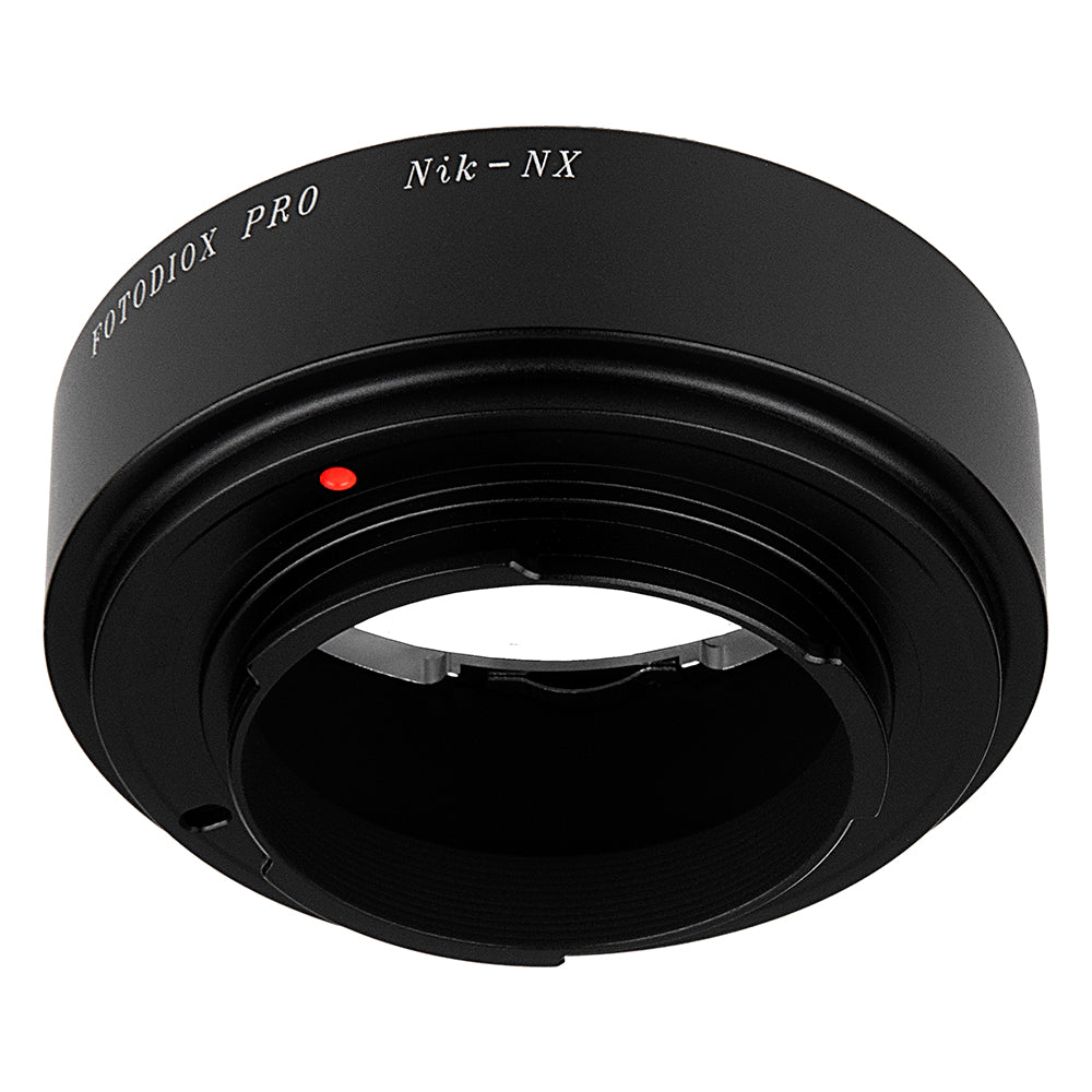 Fotodiox Pro Lens Adapter - Compatible with Nikon F Mount D/SLR Lenses to Samsung NX Mount Mirrorless Cameras