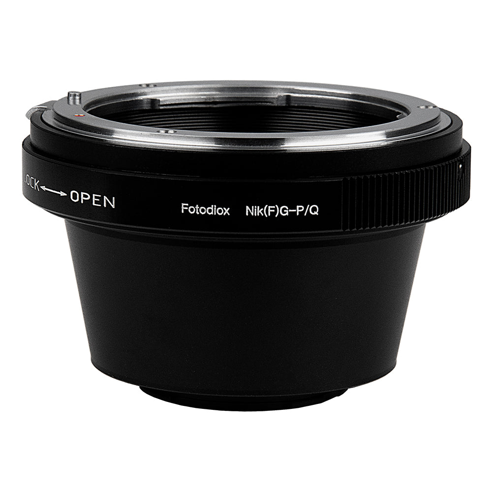 Fotodiox Lens Adapter - Compatible with Nikon F Mount G-Type D/SLR Lenses to Pentax Q (PQ) Mount Mirrorless Cameras