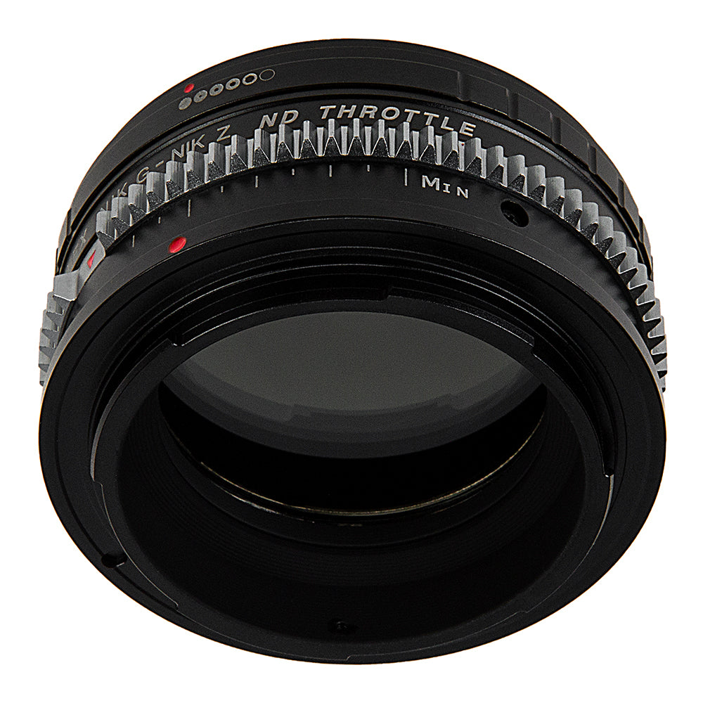 Vizelex Cine ND Throttle Lens Mount Adapter Compatible with Nikon Nikkor F Mount G-Type D/SLR Lens to Nikon Z-Mount Mirrorless Camera Body with Built-In Variable ND Filter (2 to 8 Stops)
