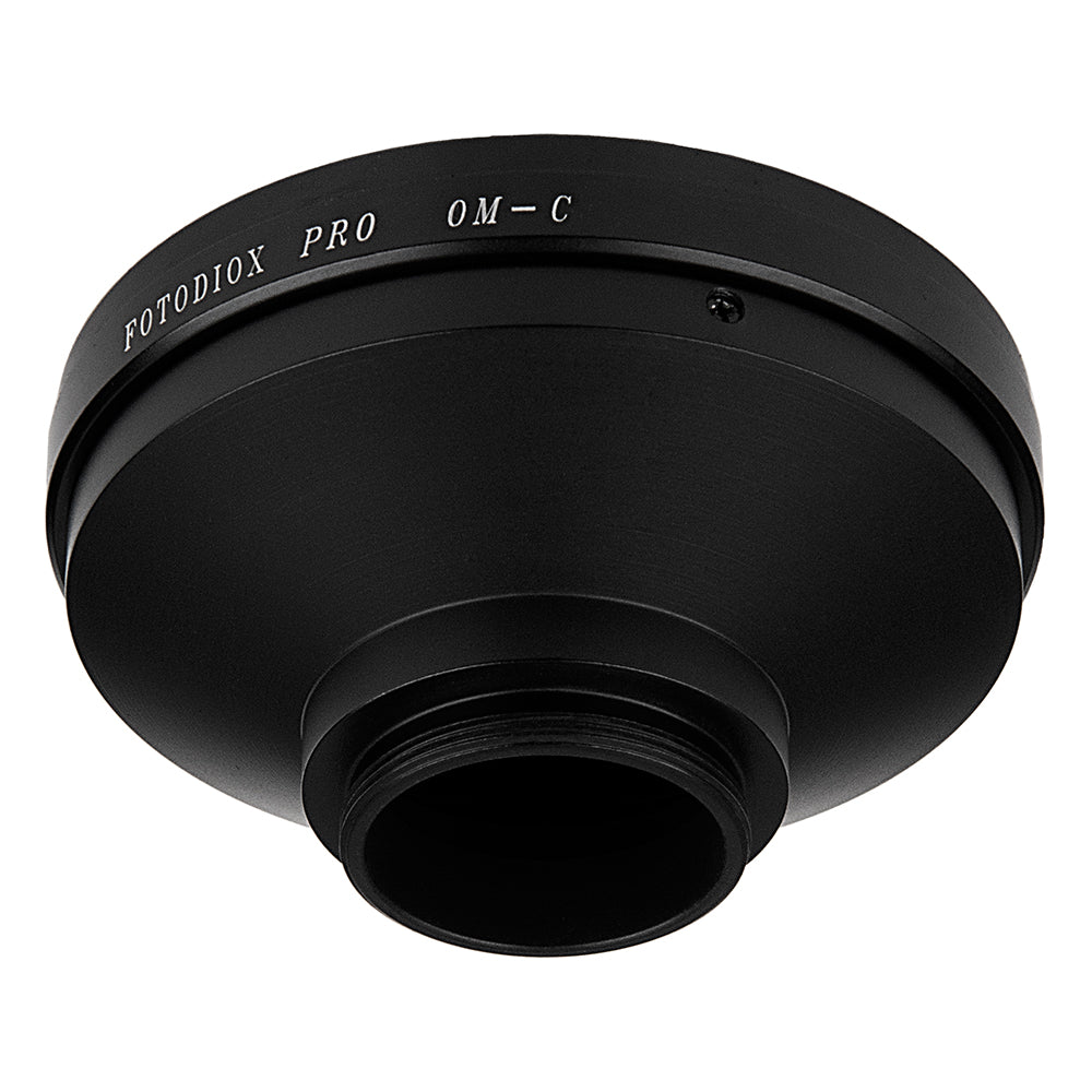 Fotodiox Pro Lens Adapter - Compatible with Olympus Zuiko (OM) 35mm SLR Lenses to C-Mount (1" Screw Mount) Cine & CCTV Cameras