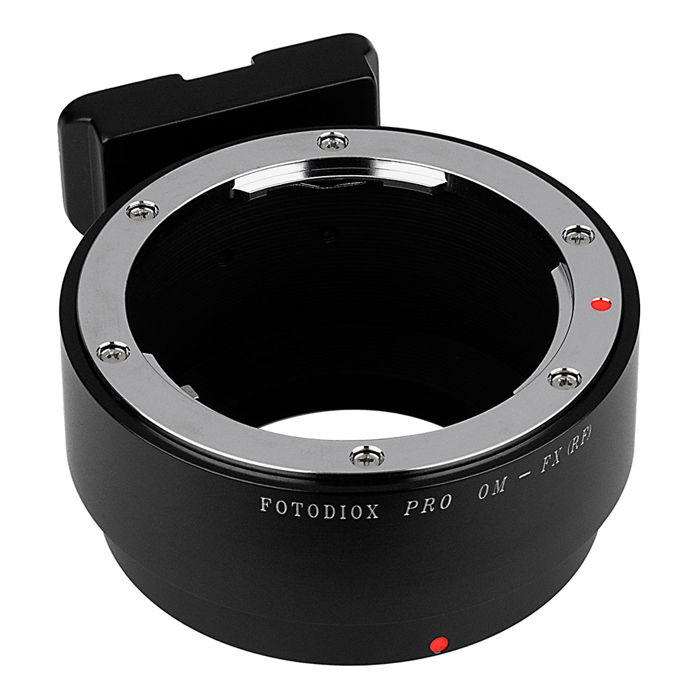 Fotodiox Pro Lens Mount Adapter - Olympus Zuiko (OM) 35mm SLR Lens to Fujifilm Fuji X-Series Mirrorless Camera Body