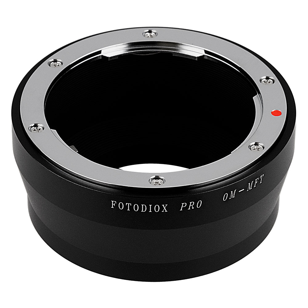 Fotodiox Pro Lens Mount Adapter - Olympus Zuiko (OM) 35mm SLR Lens to Micro Four Thirds (MFT, M4/3) Mount Mirrorless Camera Body