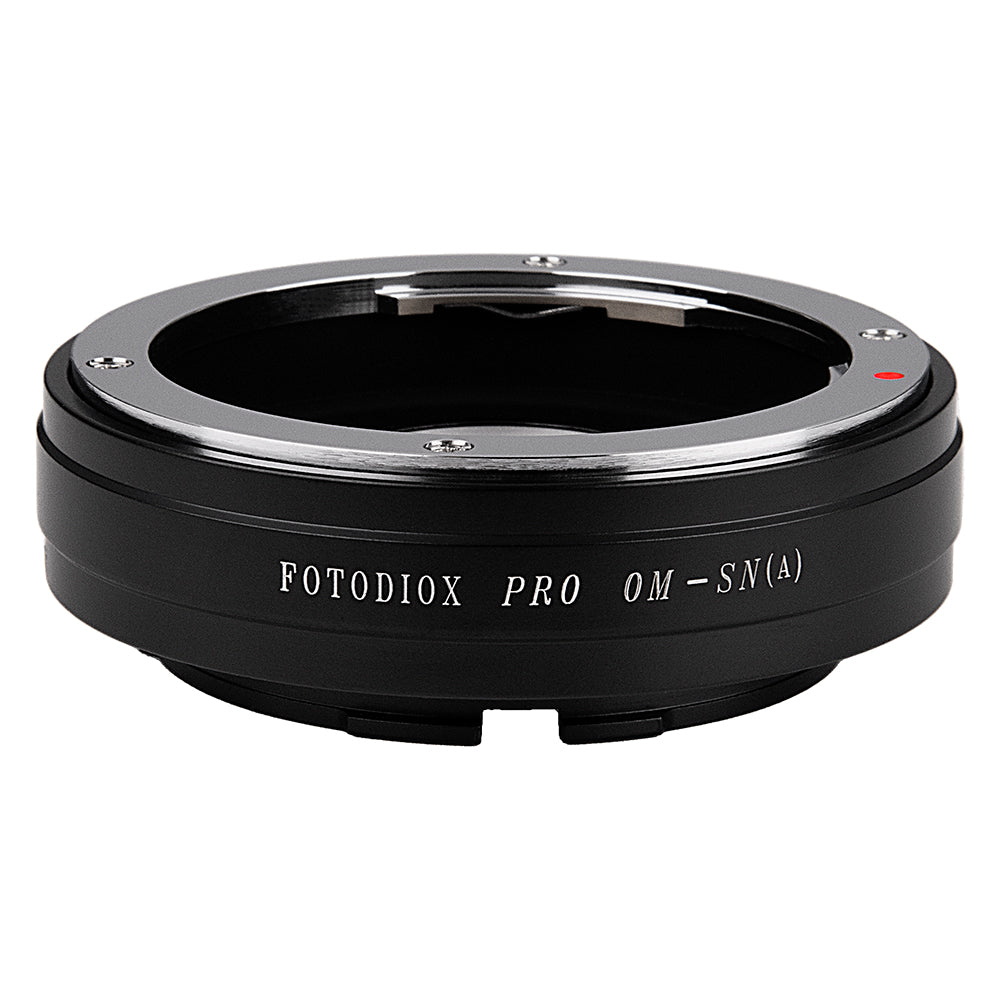 Fotodiox Pro Lens Mount Adapter - Olympus Zuiko (OM) Lens to Sony A-Mount (Minolta AF) Cameras