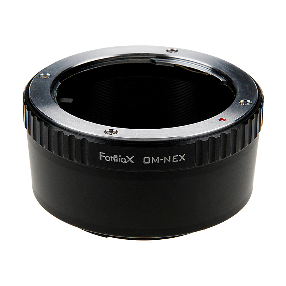 Fotodiox Lens Mount Adapter - Olympus Zuiko (OM) 35mm SLR Lens to Sony Alpha E-Mount Mirrorless Camera Body
