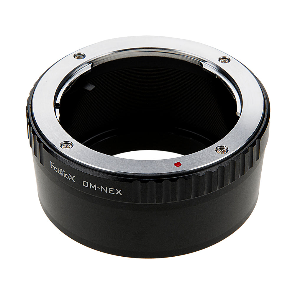 Fotodiox Lens Mount Adapter - Olympus Zuiko (OM) 35mm SLR Lens to Sony Alpha E-Mount Mirrorless Camera Body