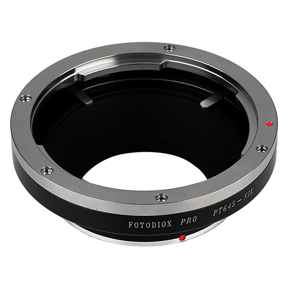 Fotodiox Pro Lens Mount Adapter - Pentax 645 (P645) Mount SLR Lens to Nikon F Mount SLR Camera Body