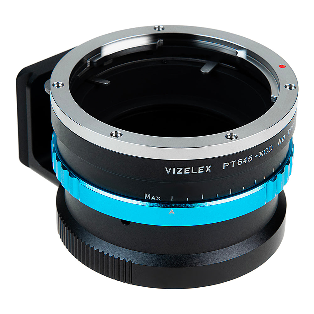 Vizelex ND Throttle Lens Mount Adapter - Compatible with Pentax 645 (P645) Mount SLR Lenses to Hasselblad X-System (XCD) Mount Mirrorless Camera with Built-In Variable ND Filter (2 to 8 Stops)