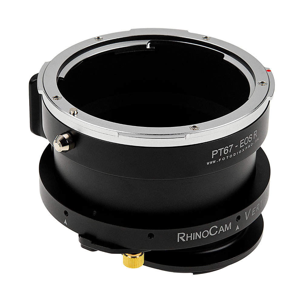 RhinoCam Vertex Rotating Stitching Adapter, Compatible with Pentax 6x7 (P67) Mount SLR Lens to Canon RF Mount Mirrorless Cameras
