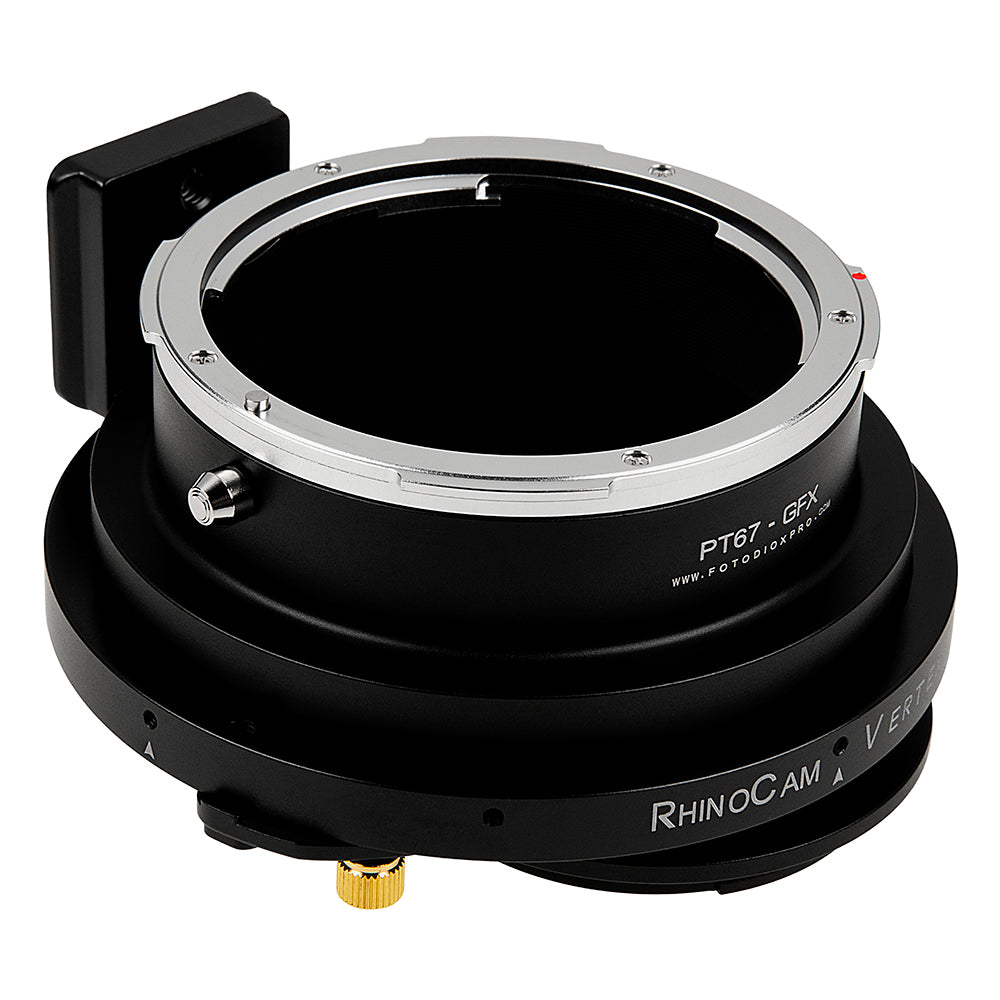 RhinoCam Vertex Rotating Stitching Adapter, Compatible with Pentax 6x7 (P67, PK67) Mount SLR Lens to Fujifilm G-Mount (GFX) Mirrorless Cameras