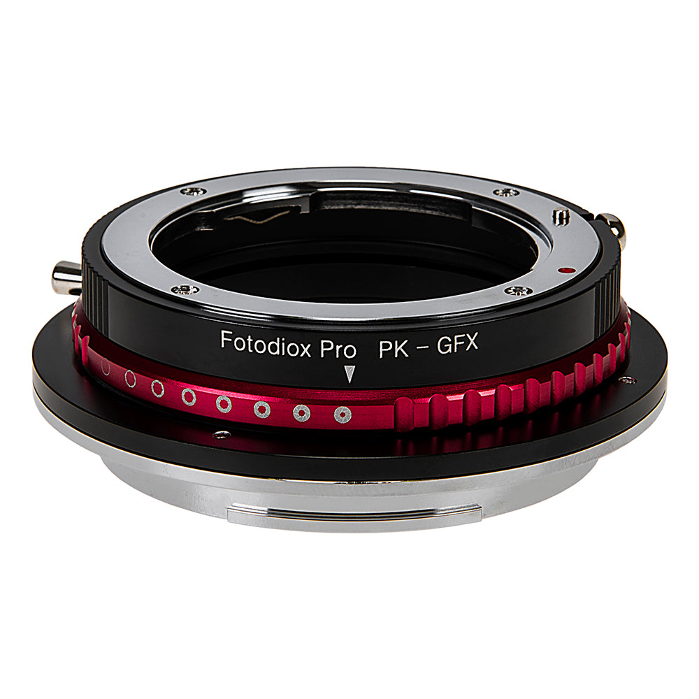 Fotodiox Pro Lens Adapter - Compatible with Pentax K Auto Focus Mount (PK AF) DSLR Lenses to Fujifilm G-Mount Digital Camera Body